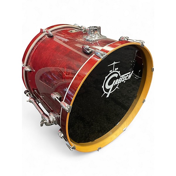 Used Gretsch Drums 6 Piece Catalina Birch Wine Red Drum Kit