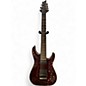 Used Schecter Guitar Research Hellraiser C7 Floyd Rose Black Cherry Solid Body Electric Guitar thumbnail