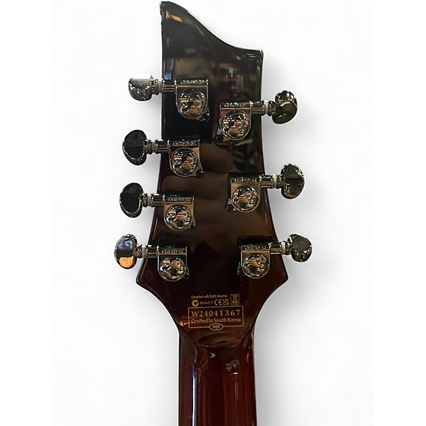 Used Schecter Guitar Research Hellraiser C7 Floyd Rose Black Cherry Solid Body Electric Guitar
