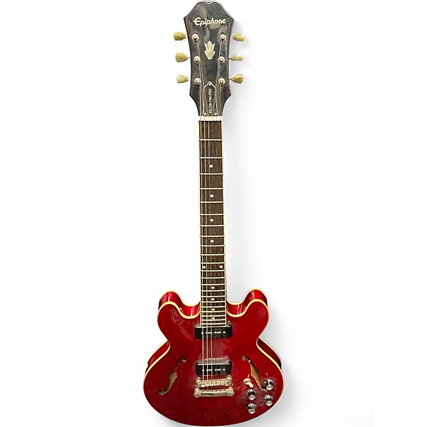 Used Epiphone ES339 P90 PRO Cherry Hollow Body Electric Guitar