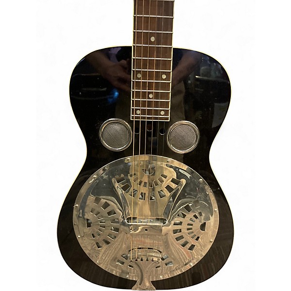 Used Regal RESONATOR Black Resonator Guitar