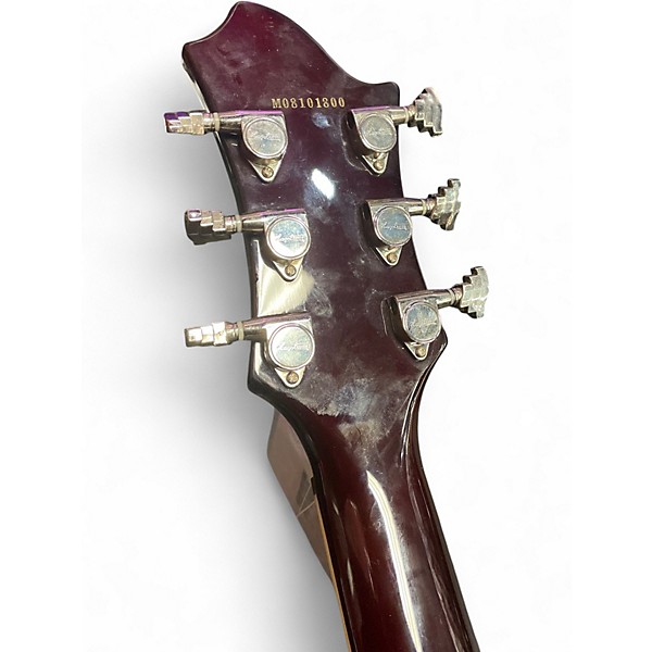 Used Hagstrom D2F Metallic Gold Hollow Body Electric Guitar