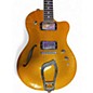 Used Hagstrom D2F Metallic Gold Hollow Body Electric Guitar