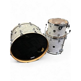 Used 2020 DW 3 Piece Performance Series White Marine Pearl Drum Kit
