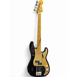 Used Fender Vintera II 50's Precision Bass Black Electric Bass Guitar