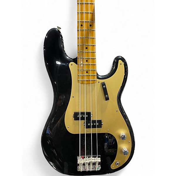 Used Fender Vintera II 50's Precision Bass Black Electric Bass Guitar
