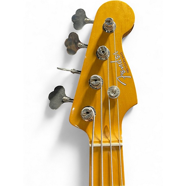 Used Fender Vintera II 50's Precision Bass Black Electric Bass Guitar