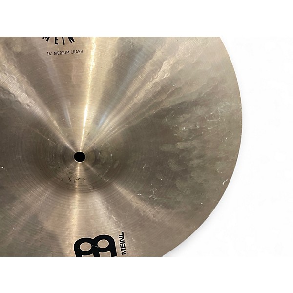 Used MEINL 18in PURE ALLOY MEDIUM CRASH Cymbal