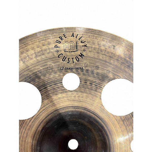 Used MEINL 12in PURE ALLOY TRASH CHINA Cymbal