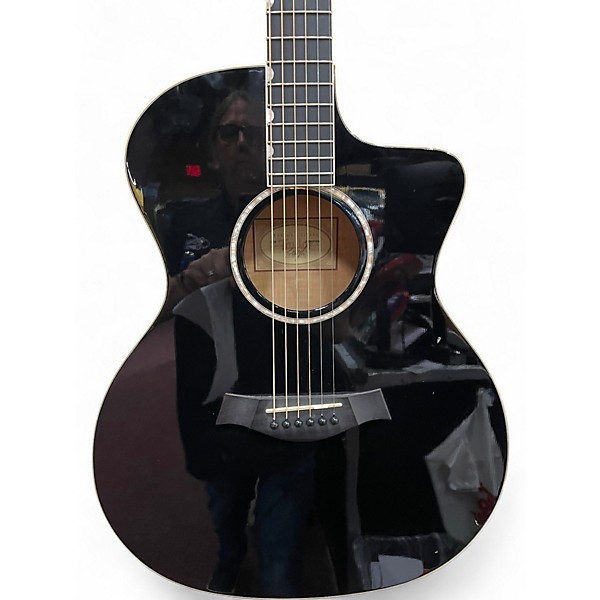 Used Taylor DDX Doyle Dykes Signature Black Acoustic Electric Guitar