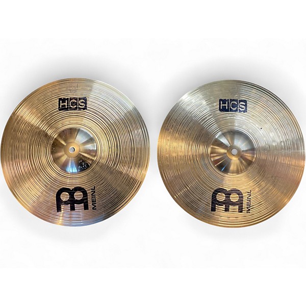 Used MEINL 14in HCS Hi Hat Pair Cymbal