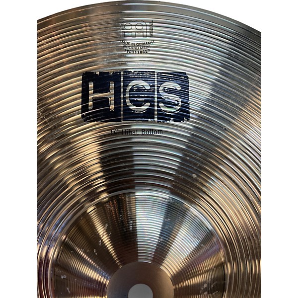 Used MEINL 14in HCS Hi Hat Pair Cymbal