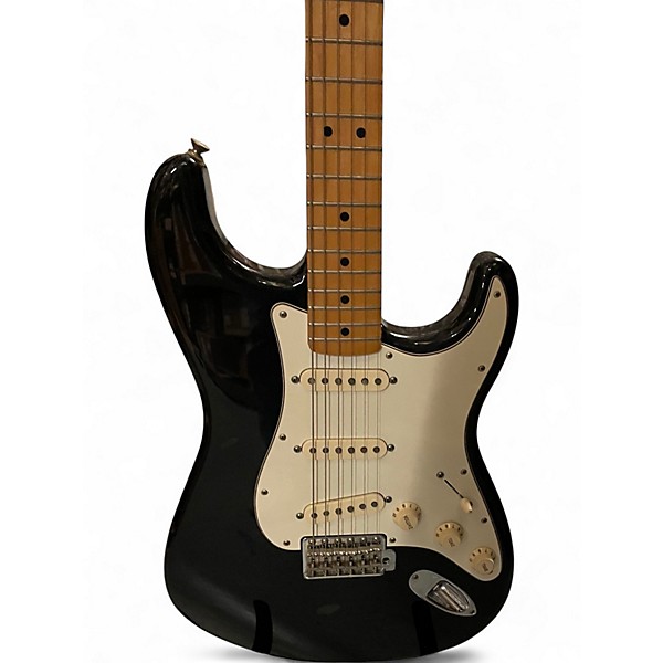 Used Fender Jimi Hendrix Stratocaster Black Solid Body Electric Guitar
