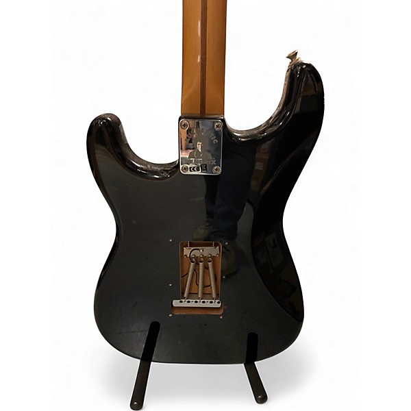 Used Fender Jimi Hendrix Stratocaster Black Solid Body Electric Guitar