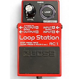 Used BOSS RC1 Loop Station Pedal