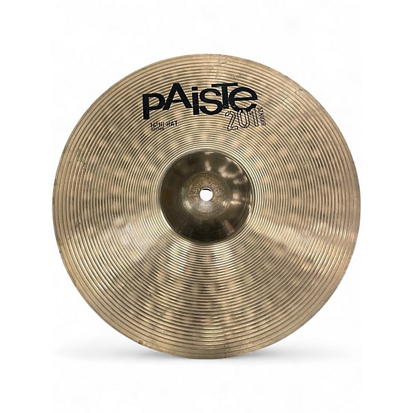 Used Paiste 14in 201 Bronze Hi Hat Bottom Cymbal