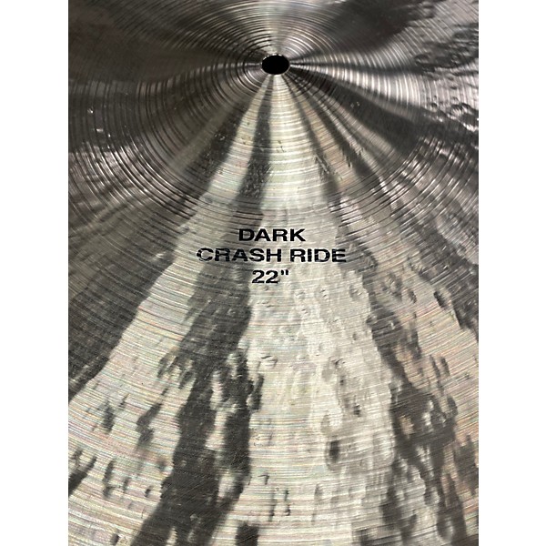 Used Paiste 22in Masters Series Dark Crash Ride Cymbal