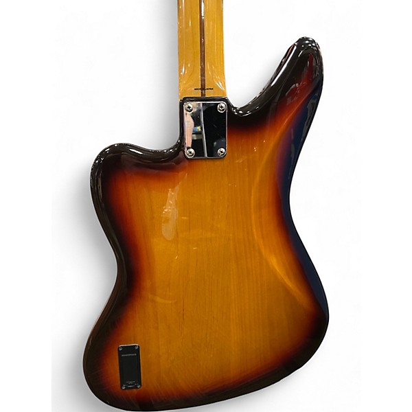 Used Fender MIJ Jaguar Bass 3 Tone Sunburst Electric Bass Guitar