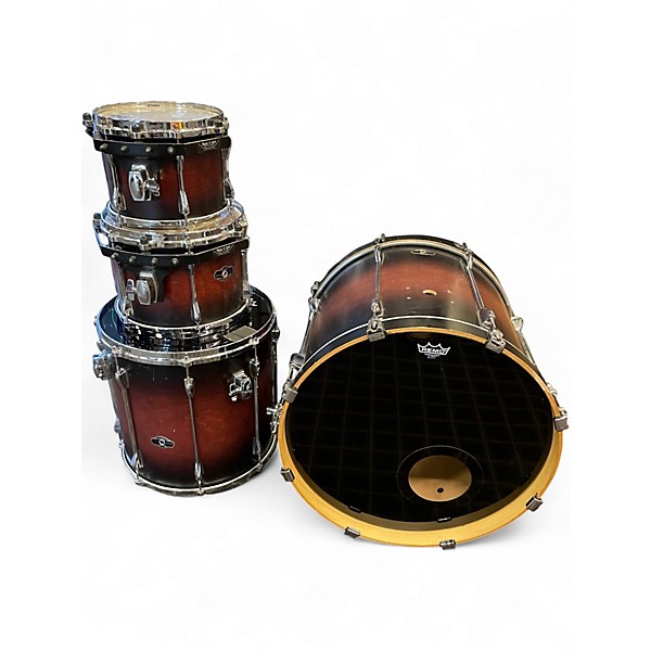 Used Tama 4 Piece Superstar Deep Satin Cherry Burst Drum Kit