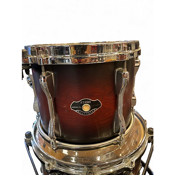 Used Tama 4 Piece Superstar Deep Satin Cherry Burst Drum Kit