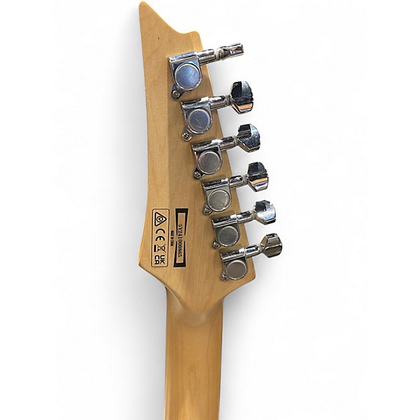 Used Ibanez GRX70QA Trans Black Solid Body Electric Guitar