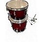 Used PDP by DW 3 Piece Concept Series Red Fade Drum Kit