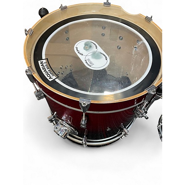 Used PDP by DW 3 Piece Concept Series Red Fade Drum Kit