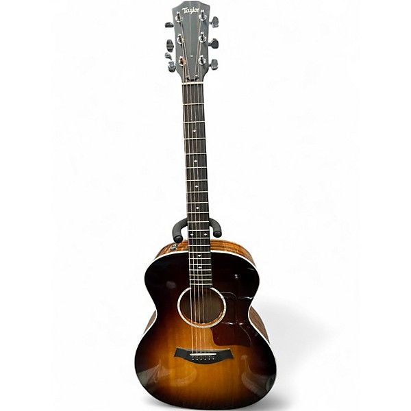 Used Taylor 214CE Deluxe Tobacco Burst Acoustic Electric Guitar