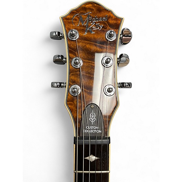 Used Michael Kelly PATRIOT CUSTOM Amber Solid Body Electric Guitar