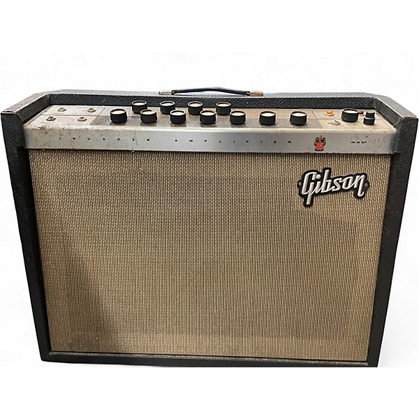 Vintage 1960s Gibson GA-30RVT Invader 25-Watt 12"/10" Tube Guitar Combo Amp
