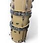 Used Ludwig 4 Piece BIG BEAT Natural Drum Kit