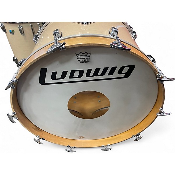 Used Ludwig 4 Piece BIG BEAT Natural Drum Kit