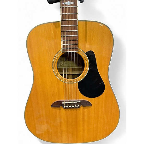 Used Alvarez AD411 Dreadnought Natural Acoustic Guitar