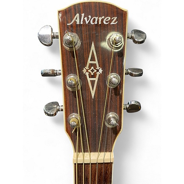 Used Alvarez AD411 Dreadnought Natural Acoustic Guitar