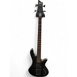 Used Schecter Guitar Research STILETTO STEALTH 4 BLACK Electric Bass Guitar