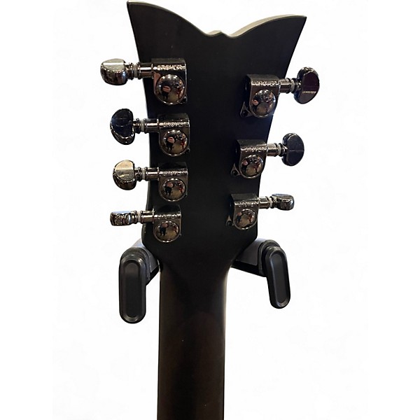 Used Schecter Guitar Research ORLEANS STAGE 7 Black Acoustic Electric Guitar