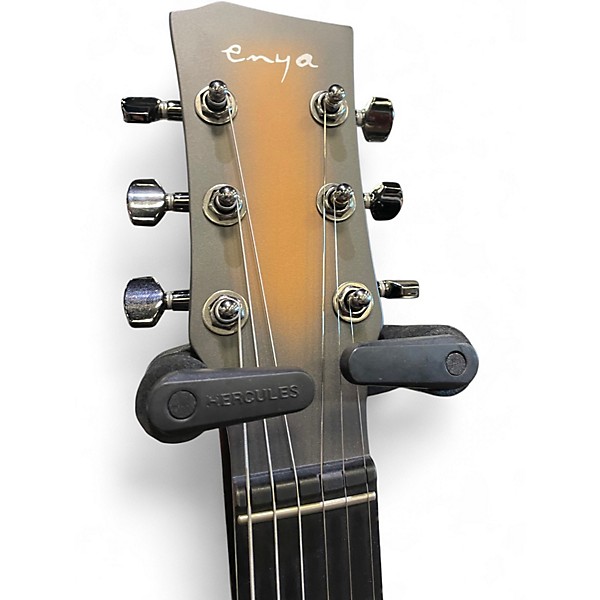 Used Enya sonic jt Metallic 3 Color Sunburst Solid Body Electric Guitar