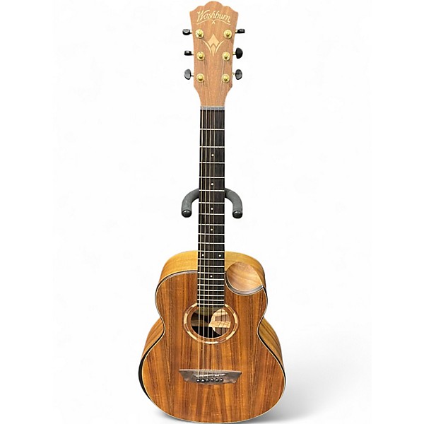 Used Washburn WCGM55K Mahogany Acoustic Guitar