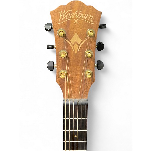 Used Washburn WCGM55K Mahogany Acoustic Guitar