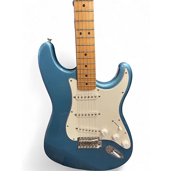 Used Fender Stratocaster Teal Solid Body Electric Guitar