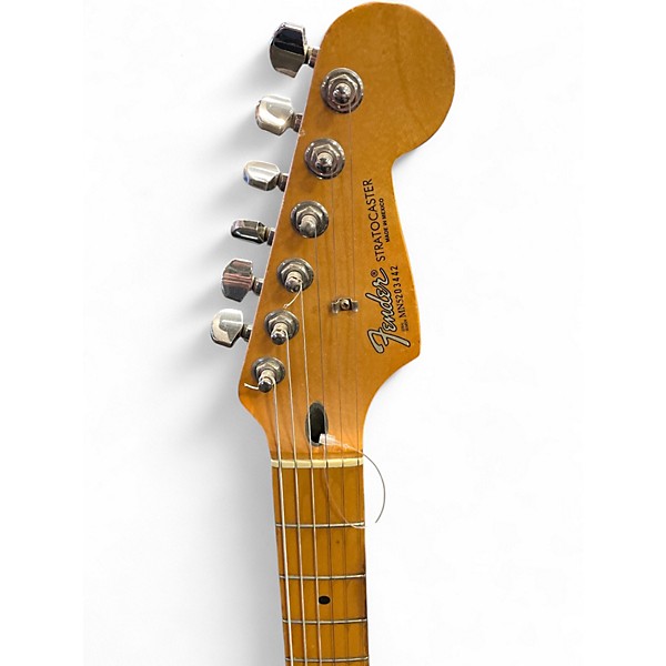 Used Fender Stratocaster Teal Solid Body Electric Guitar