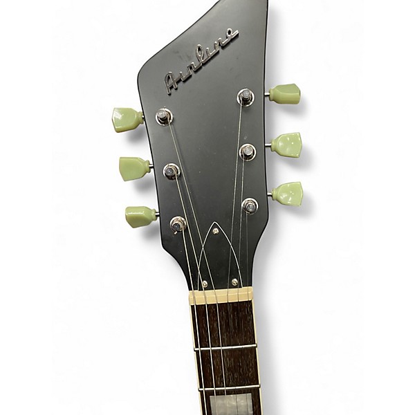 Used Airline 59 2P Black Solid Body Electric Guitar