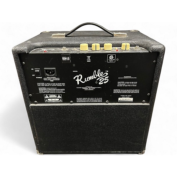 Used Fender Rumble 25 25W 1x10 Bass Combo Amp