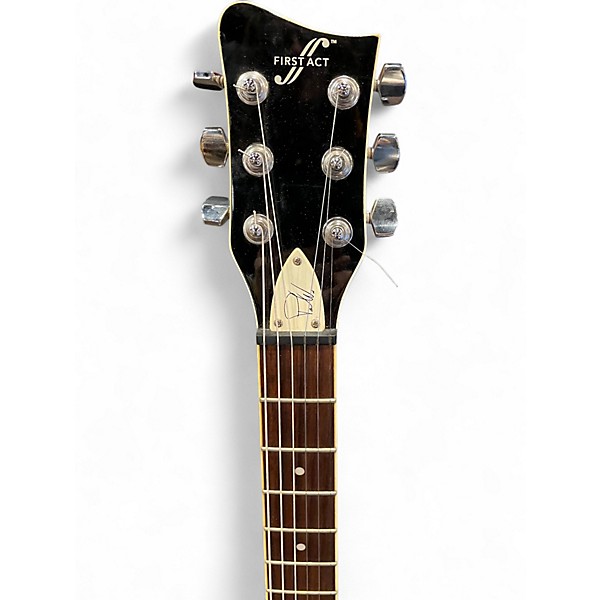 Used First Act PW580 Black Solid Body Electric Guitar