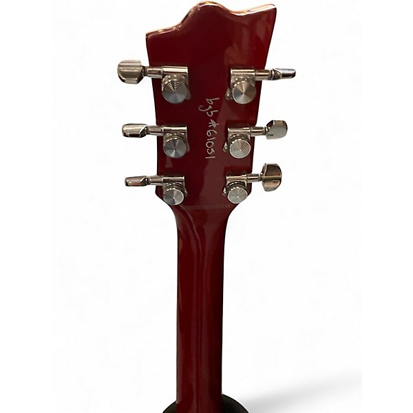 Used Reverend Sensei Jr Trans Cherry Solid Body Electric Guitar