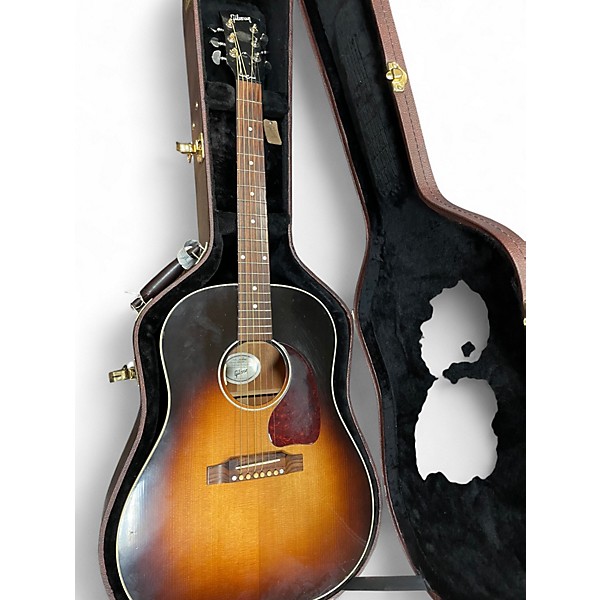 Used 2018 Gibson J45 Standard 2 Color Sunburst Acoustic Electric Guitar