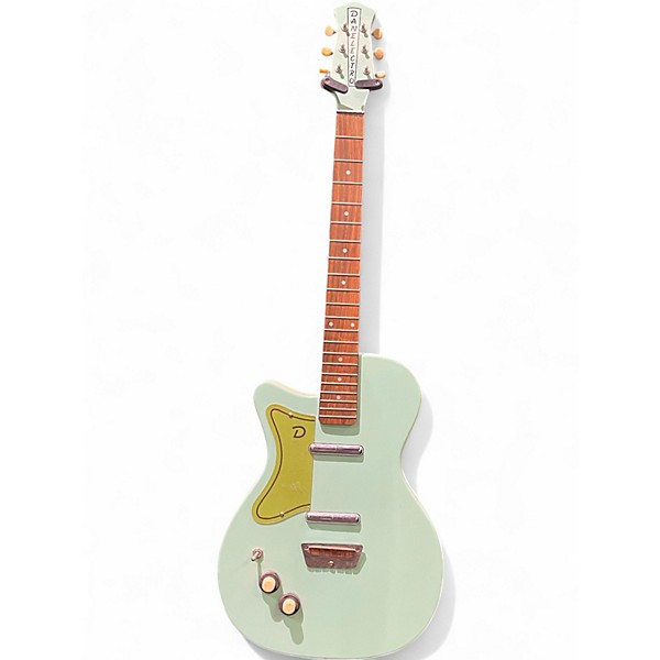 Used Danelectro U2 56'  Seafoam Green Solid Body Electric Guitar