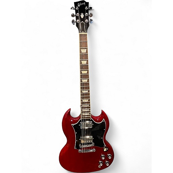 Used 2019 Gibson SG Standard Trans Red Solid Body Electric Guitar