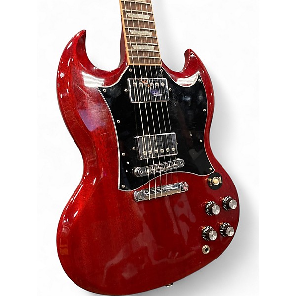 Used 2019 Gibson SG Standard Trans Red Solid Body Electric Guitar