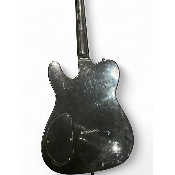 Used Squier Squier Double Fat Deluxe Telecaste Black Solid Body Electric Guitar